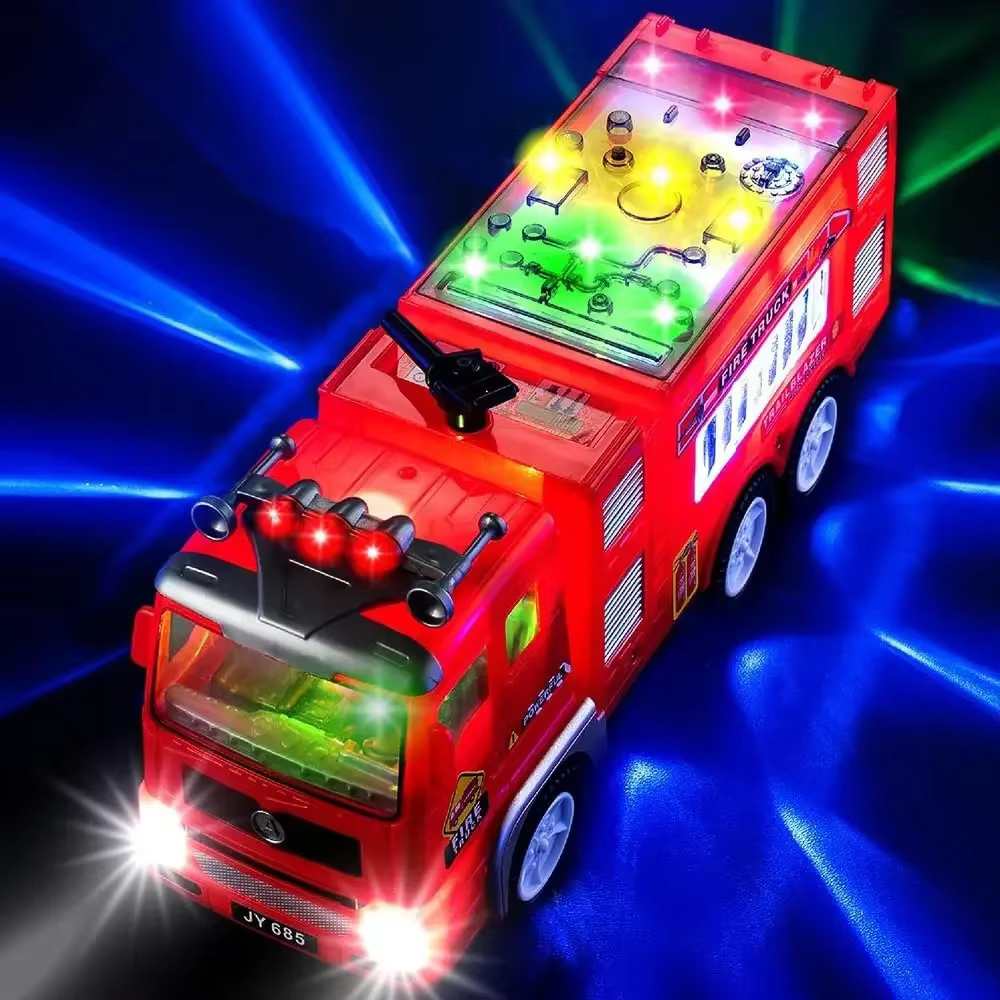 Camion de pompier électrique avec lumières 4D